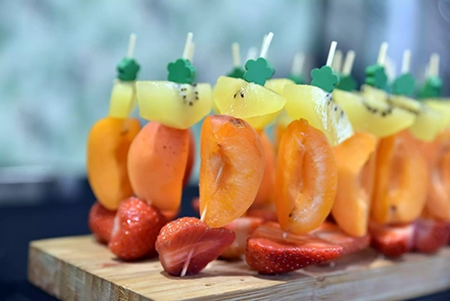 brochettes fruits