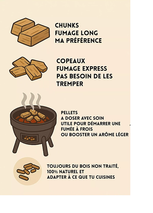 🪵 Chunks, copeaux, pellets : on utilise quoi et quand ? 🪵 Chunks, copeaux, pellets : on utilise quoi et quand ?